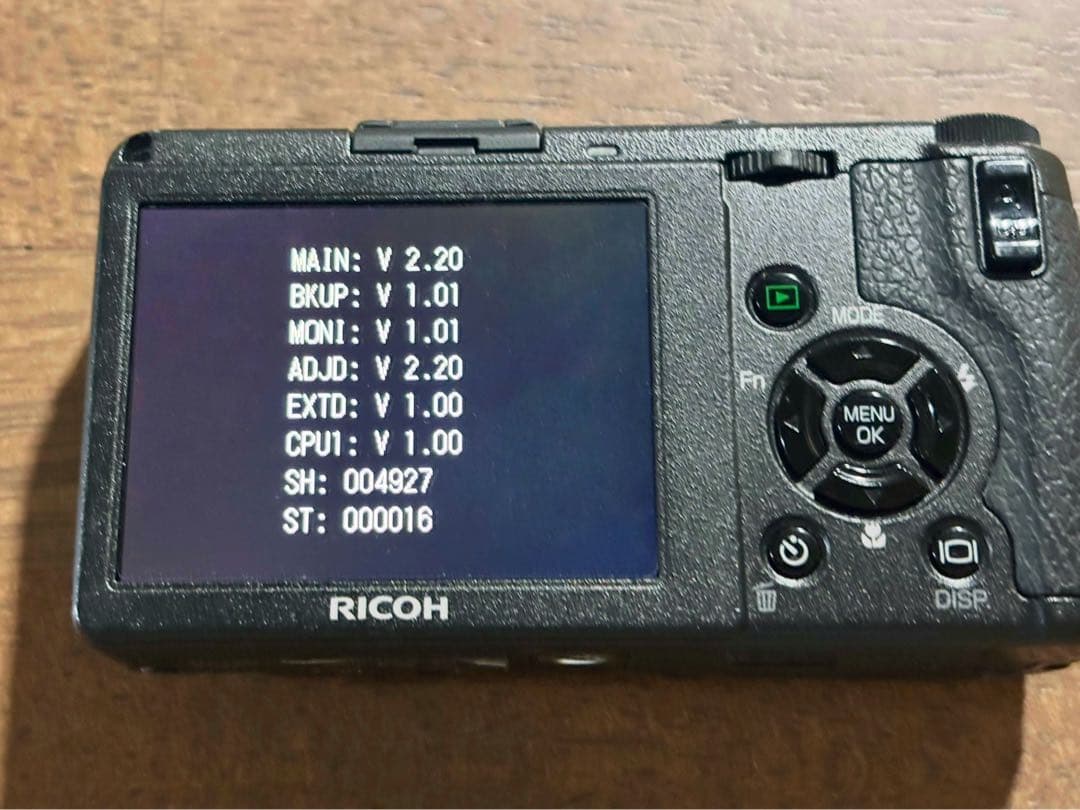 RICOH GR DIGITAL II カスタムレザーケース付き 中古