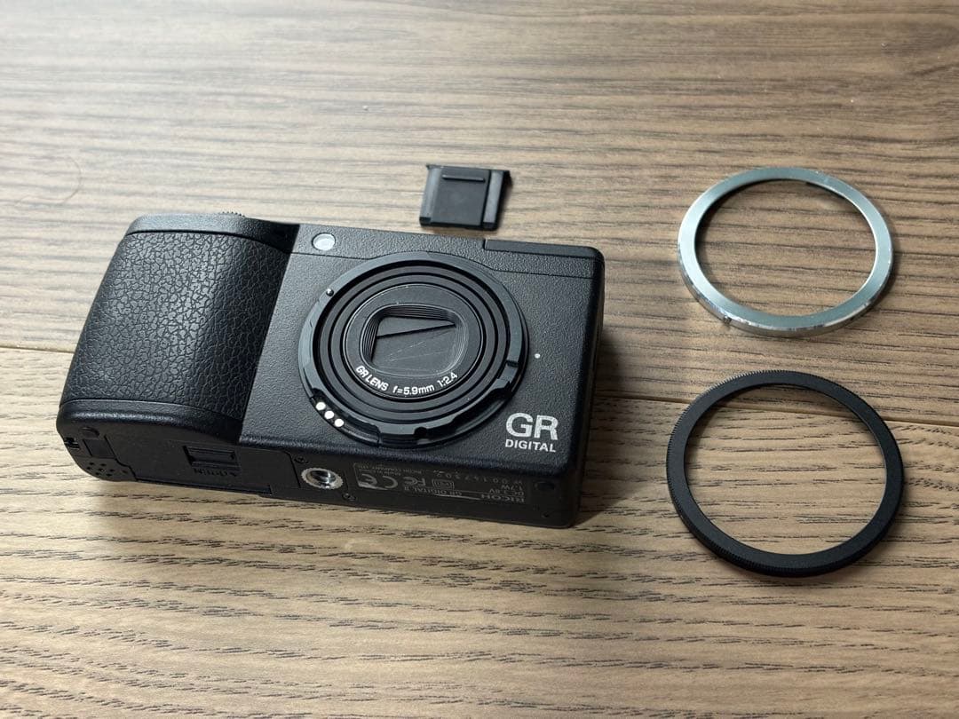 RICOH GR DIGITAL II カスタムレザーケース付き 中古