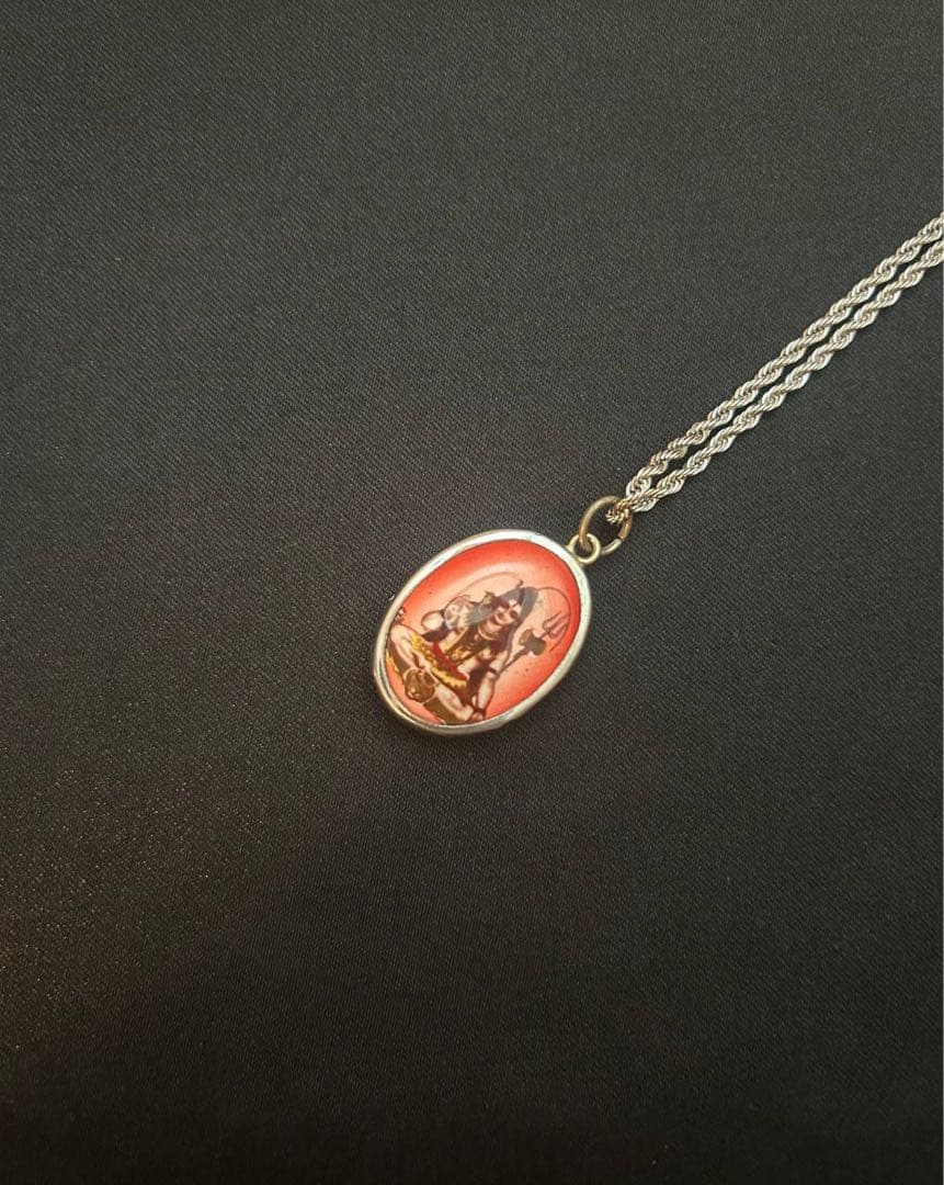 藤井風 イメージペンダント ネックレス 【オーム文字・シヴァ神・赤