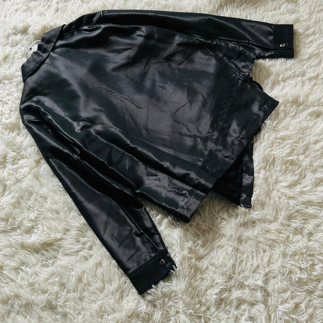 極美品】22ss ブラック コムデ ギャルソン ねじれ コーチ ジャケット