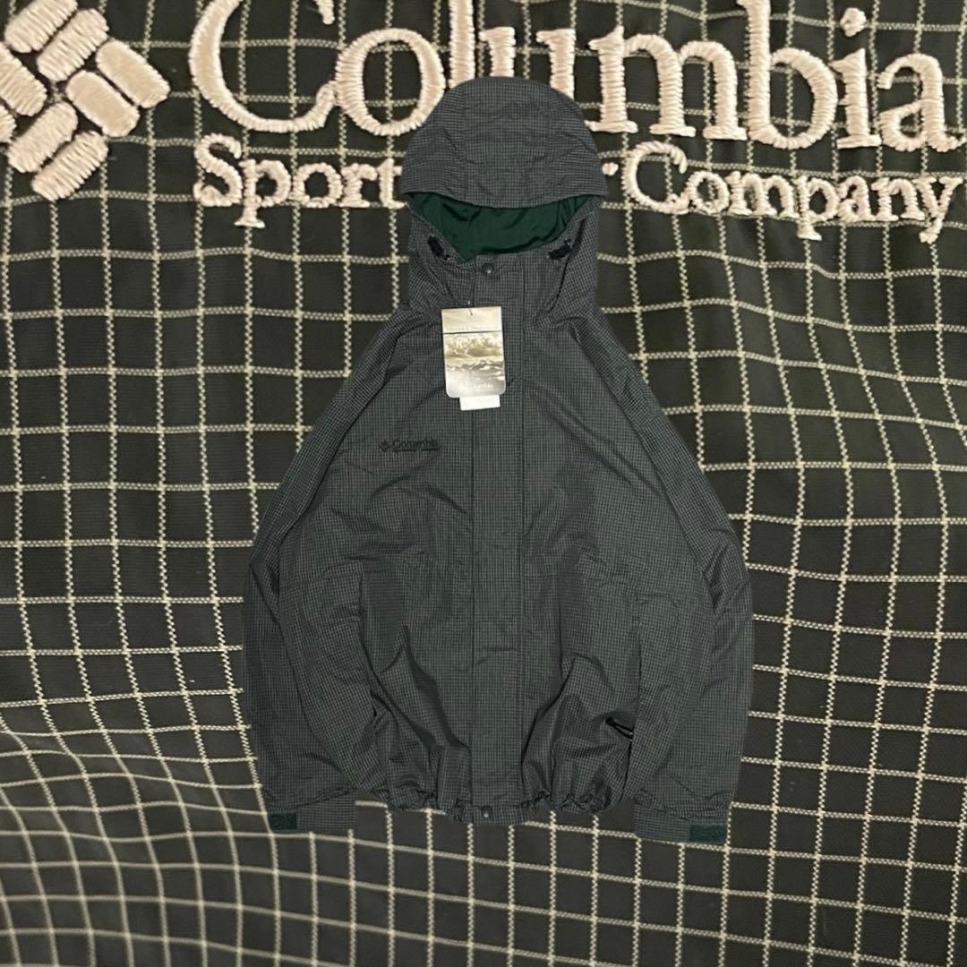 00s Columbia グラフチェック マウンテンパーカー シェルジャケット