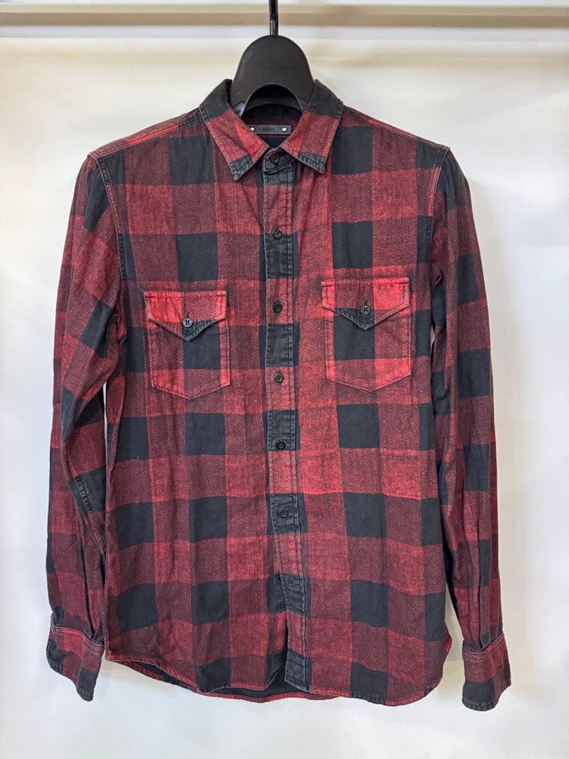 MINEDENIM マインデニム　バッファローデニムチェックシャツ MINEDENIM(マインデニム)チェックシャツ〈通販/19AW〉#RPT｜イエロー