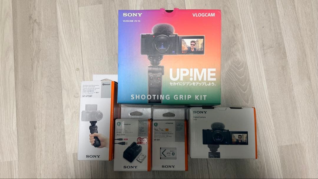 u ：SONY VLOGCAM ZV-1 シューティンググリップキット SONY VLOGCAM ZV-1G シューティンググリップキット (B) [ブラック