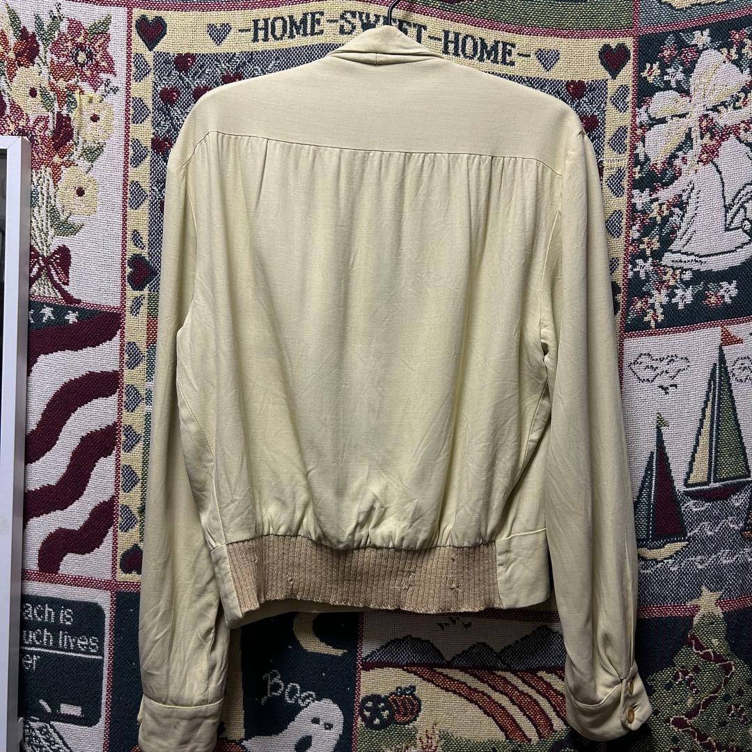 き*君様 50s ギャバジャン リブ付き - メルカリ