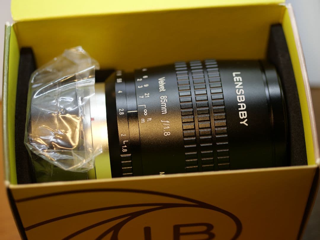 LENSBABY VELVET 85 85ｍｍ F1.8 マイクロフォーサーズ銀