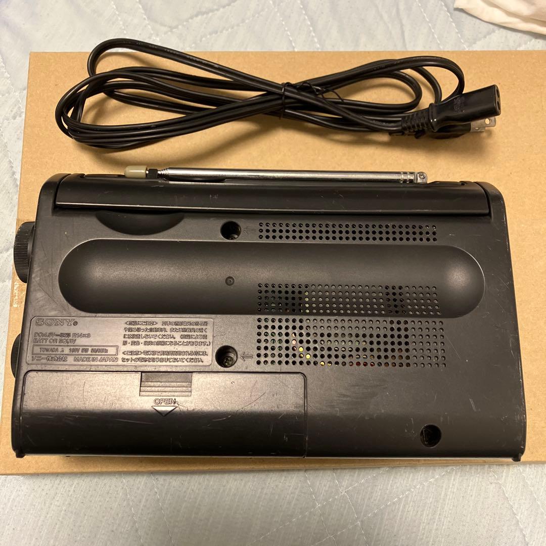 SONY ICF-800 FMラジオ (ブラック)