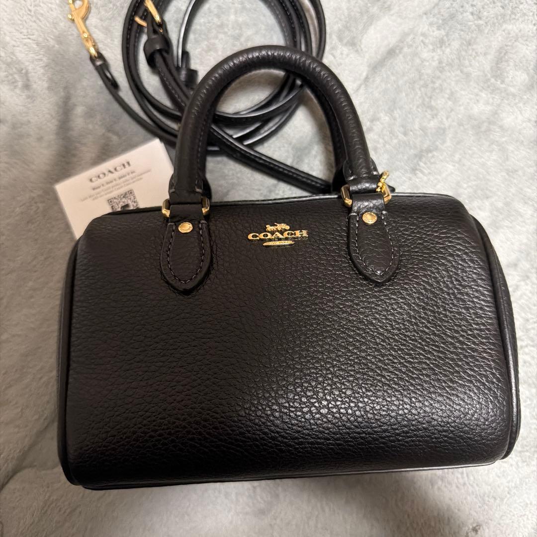 新品】coach コーチ ミニローアン クロスボディ ミニボストン - メルカリ