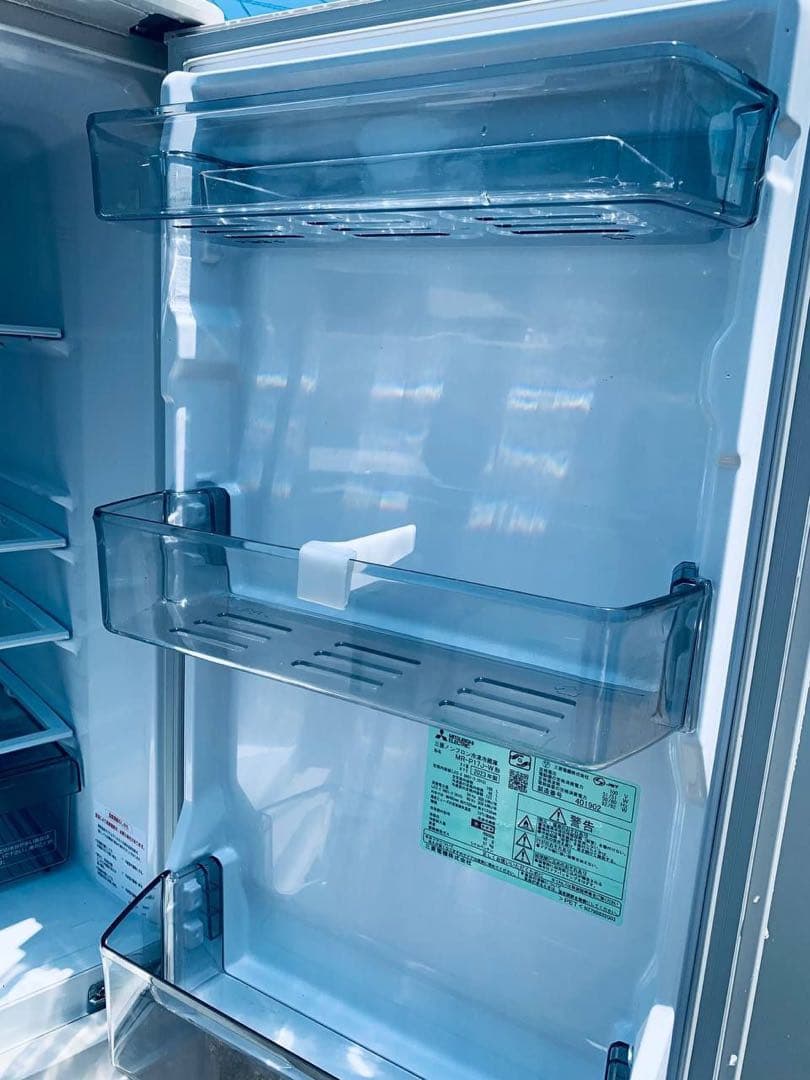 送料設置無料　MITSUBISHI ノンフロン冷凍冷蔵庫MR-P17J-W