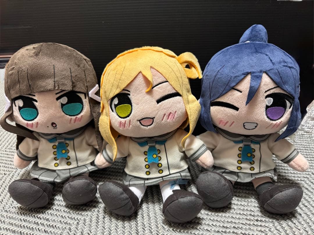 Aqours くりぱん 3年生 小原鞠莉 黒澤ダイヤ 松浦果南 ラブライブ くりぱん ぬいぐるみ 松浦果南/黒澤ダイヤ/小原鞠莉｜グッドスマイル