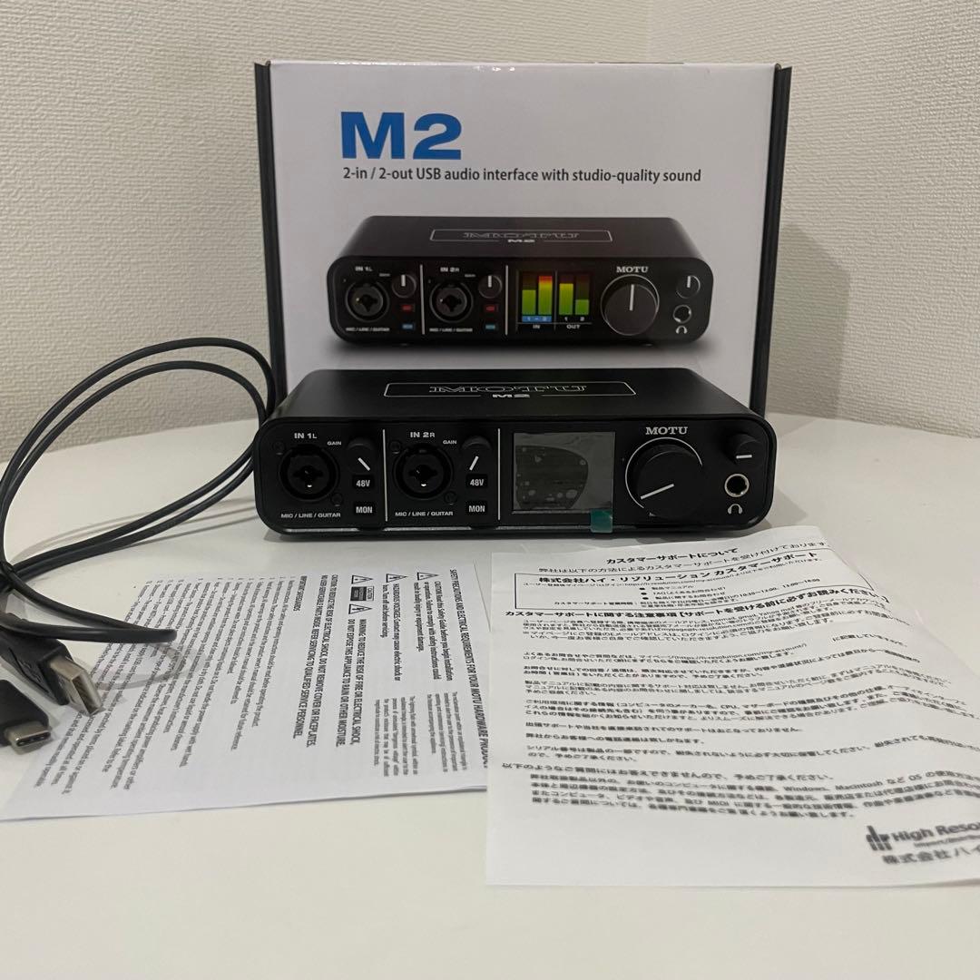 《美品》オーディオインターフェース　MOTU M2 動作確認済み