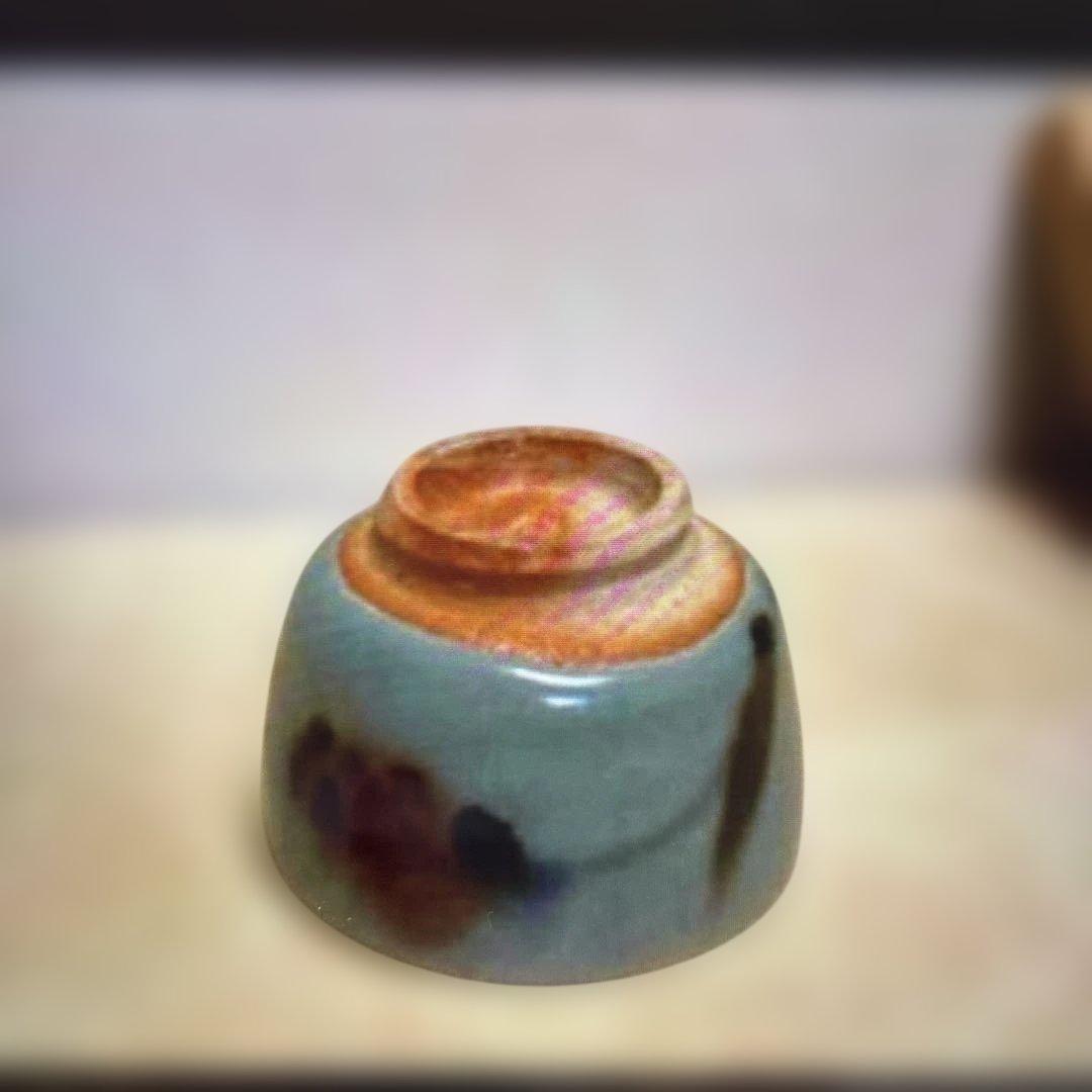 ▶︎ ◎鉄絵ぐい呑 成良仁 東京藝術大学卒 日本工芸会正会員