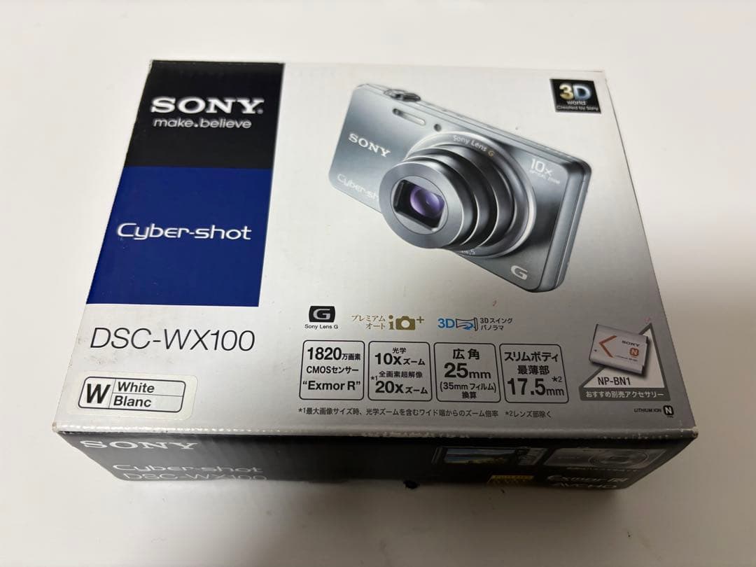 美品（付属品完品）【SONY コンデジ】Cyber-shot DSC-WX100