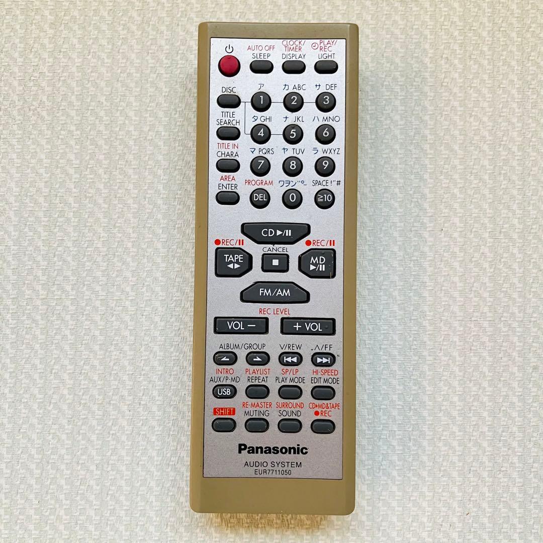 Panasonic コンポ SC(SA)-PM77MD/CDMD動作OK/訳あり