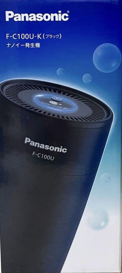 【新品】Panasonic nanoeX ナノイー発生機 F-C100U-K ナノイー発生器 車載用 ブラック F-C100U-K [適用畳数：1畳 /PM2.5対応