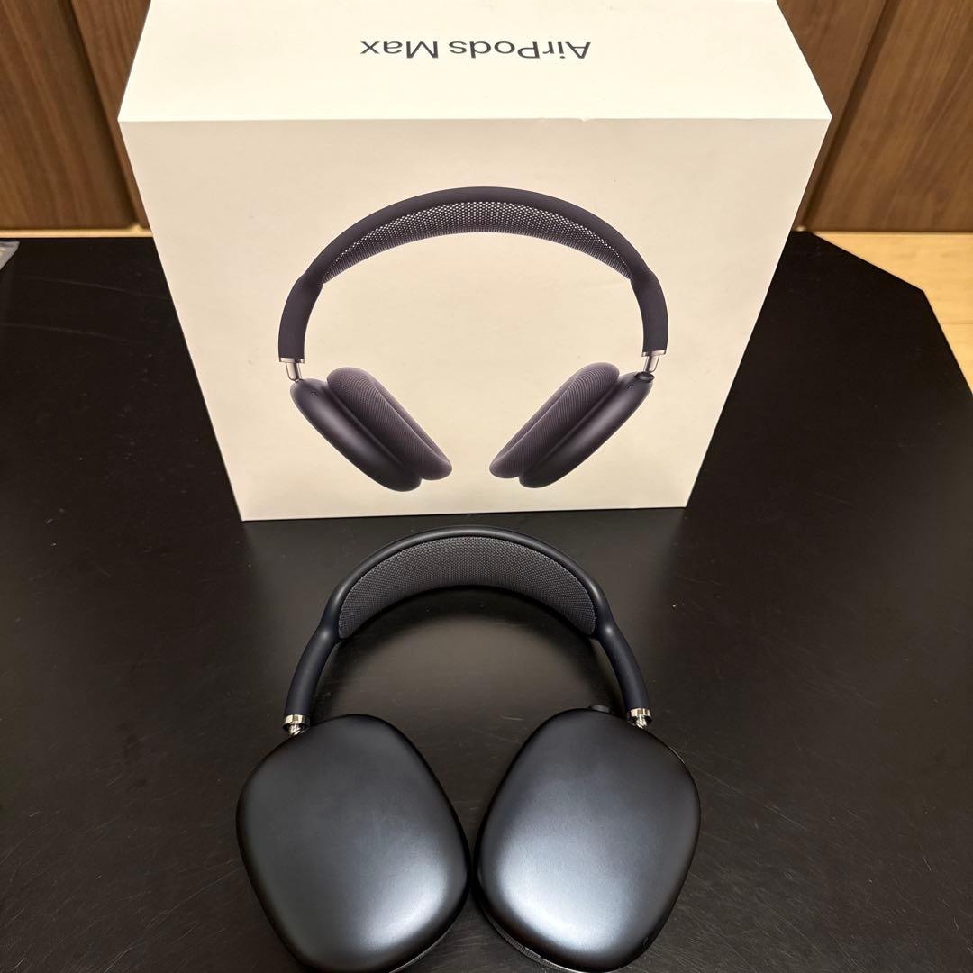 Airpods Maxワイヤレスヘッドホン ブラック オーバーイヤー