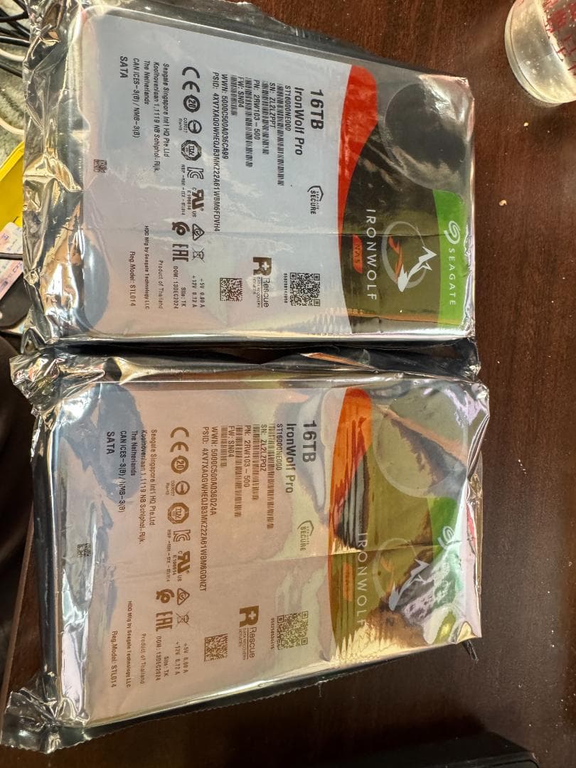 William WEI 　 IronWolf Pro 16tb　２個 ⑦ HD Seagate IronWolf Pro 16TB para NAS ST16000NT001 - HDStoreHD Store