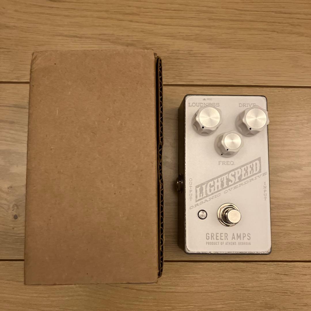 ギター GREER AMPS LIGHTSPEED Amazon.com: Greer Amps Lightspeed Organic Overdrive Guitar Pedal