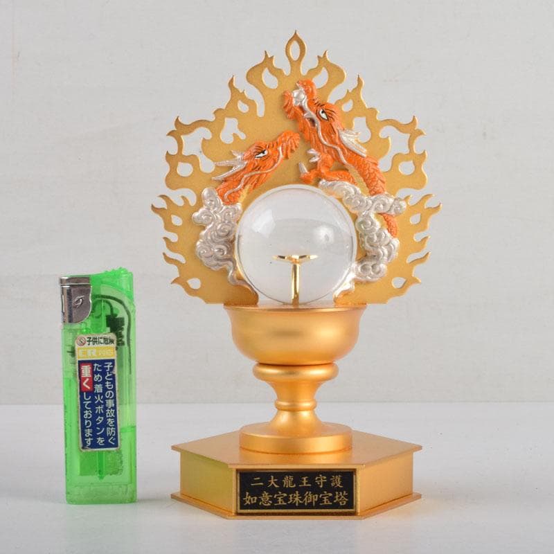 ヒデ様専用仏教美術 阿含宗 二大龍王守護 如意宝珠御宝塔 書付共箱 V