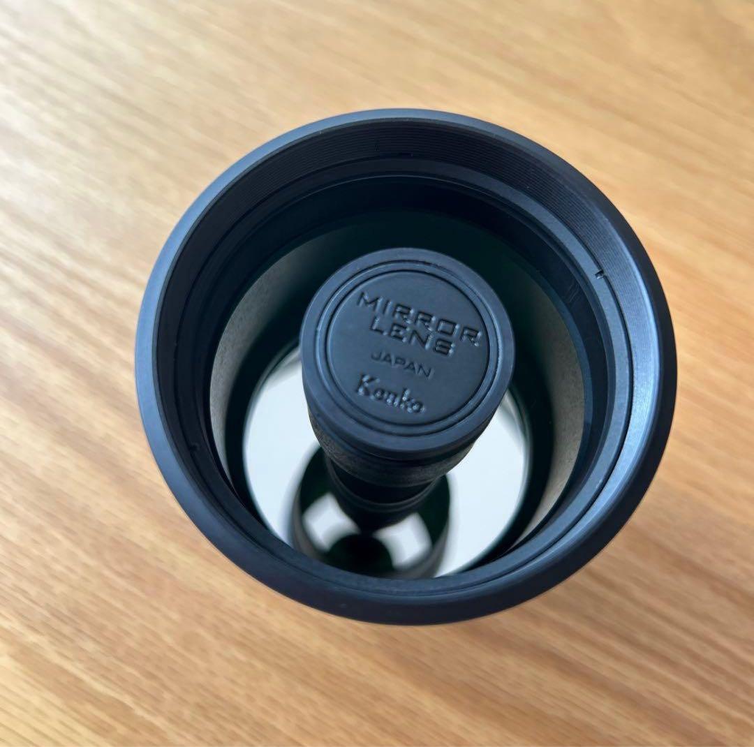 ケンコー ミラーレンズ 400mm F8 キヤノンEF フード付