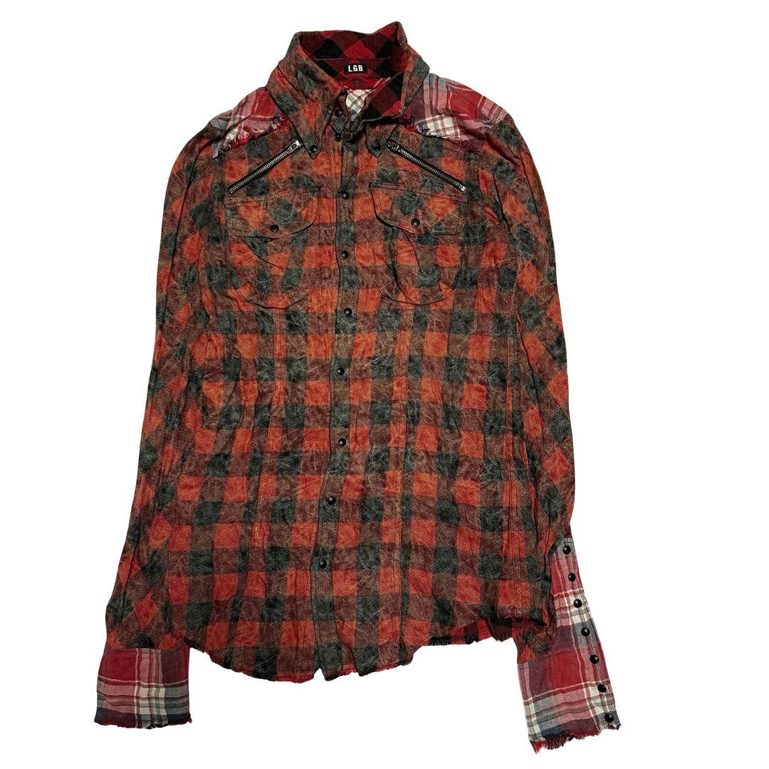 L.G.B ルグランブルー breach shirt お兄系 ギャル男 平成初期 L.G.B ルグランブルー breach shirt お兄系 ギャル男 平成初期 - メルカリ