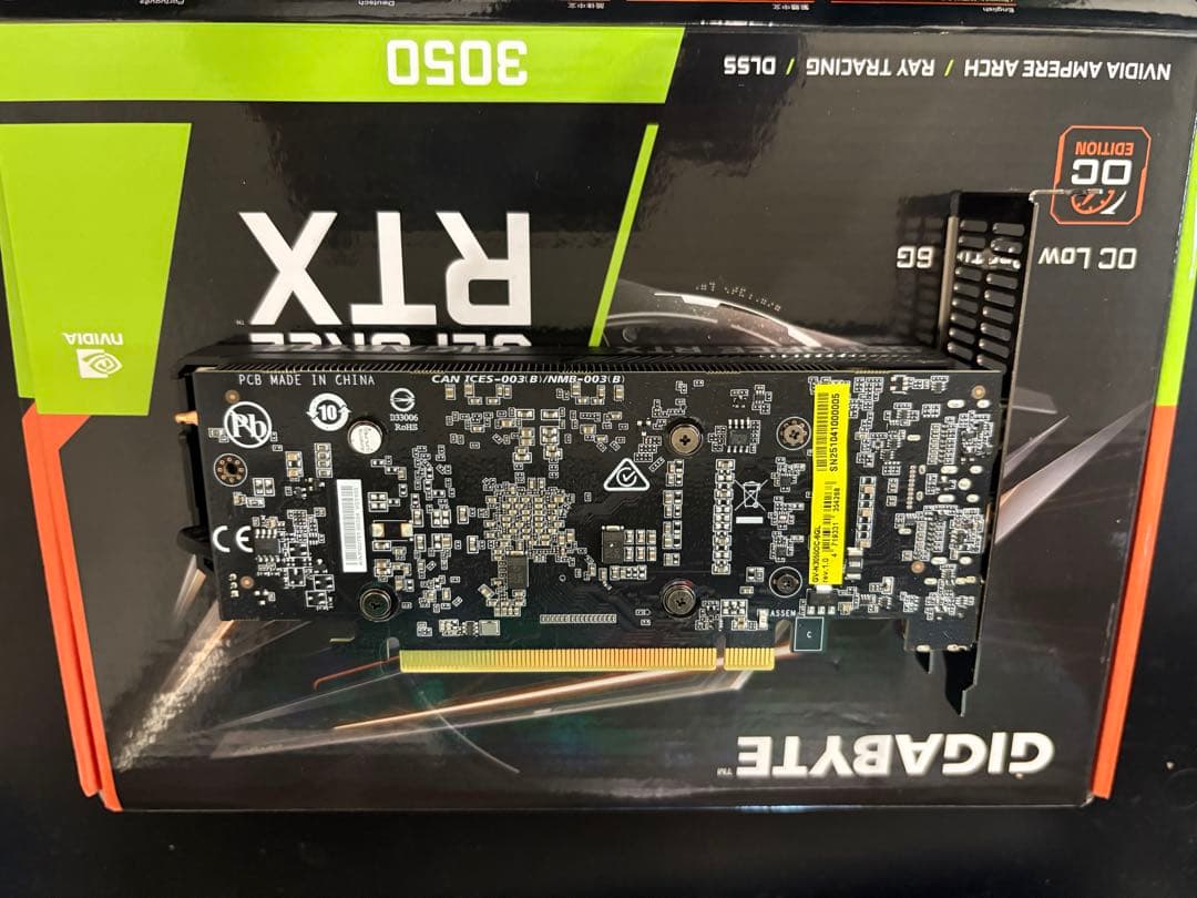 GIGABYTE RTX 3050 6GB グラフィックボード