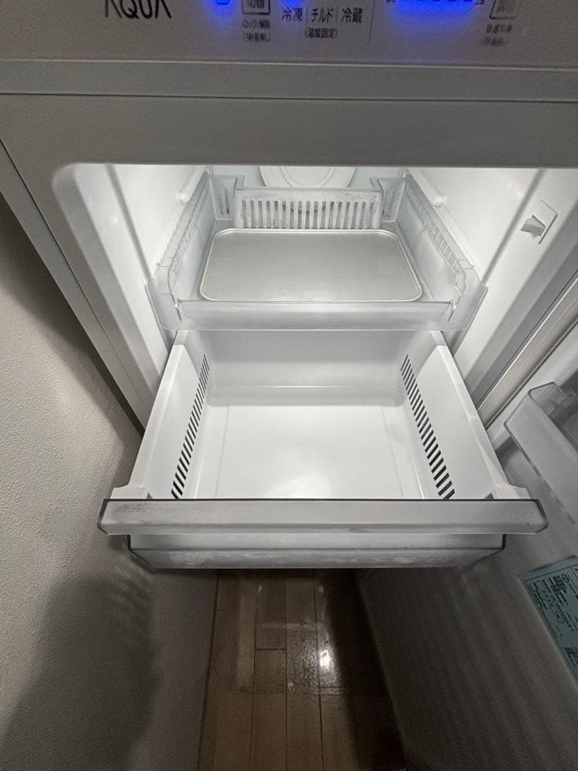 送料無料, AQUA 冷凍庫 AQF-GS15J(W) 150L , アクア