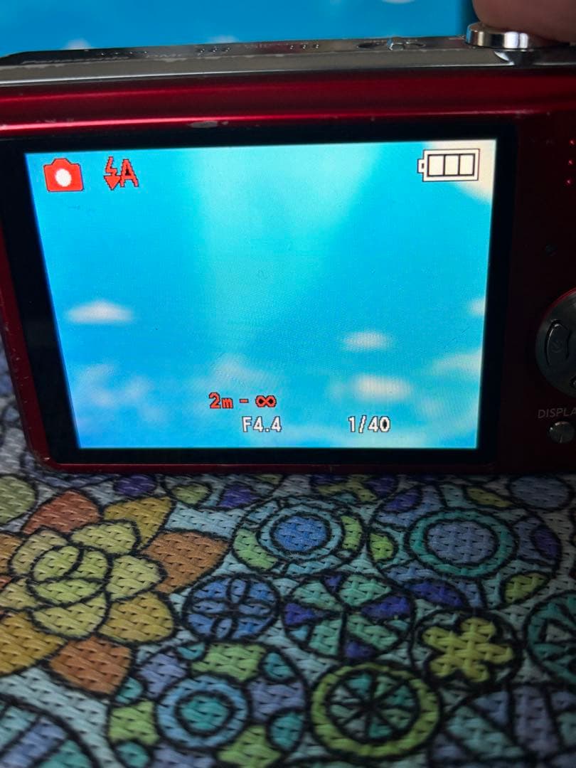 Panasonic Lumix 赤 コンパクトデジタルカメラ