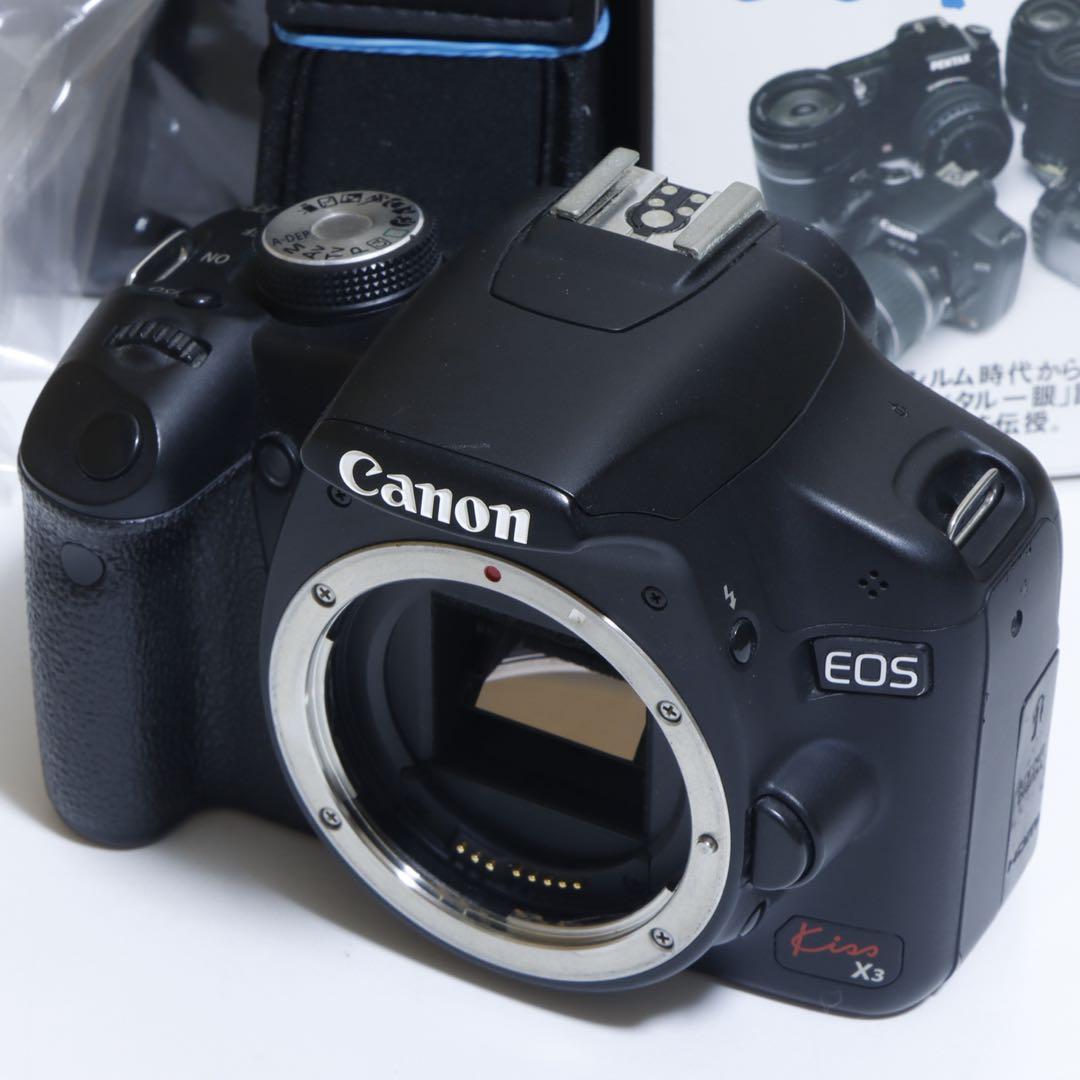 ★スマホに送れる一眼レフ★動画&高機能★ キャノン EOS Kiss X3セット