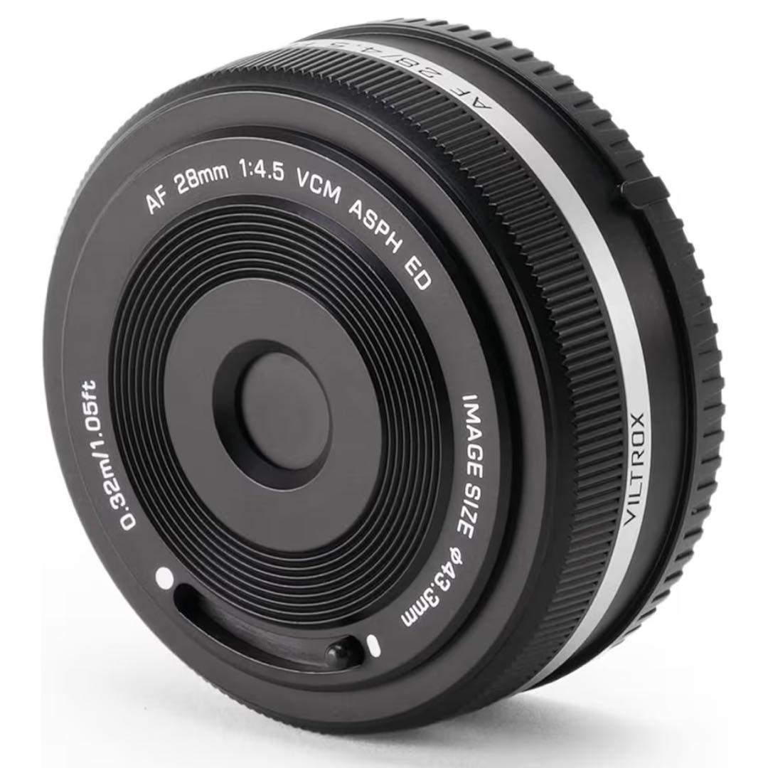 新品未開封 VILTLOX 28mmF4.5 パンケーキ SONY Eマウント Amazon.co.jp: VILTROX 28mm F4.5 FE ソニーEマウントレンズ用、AF
