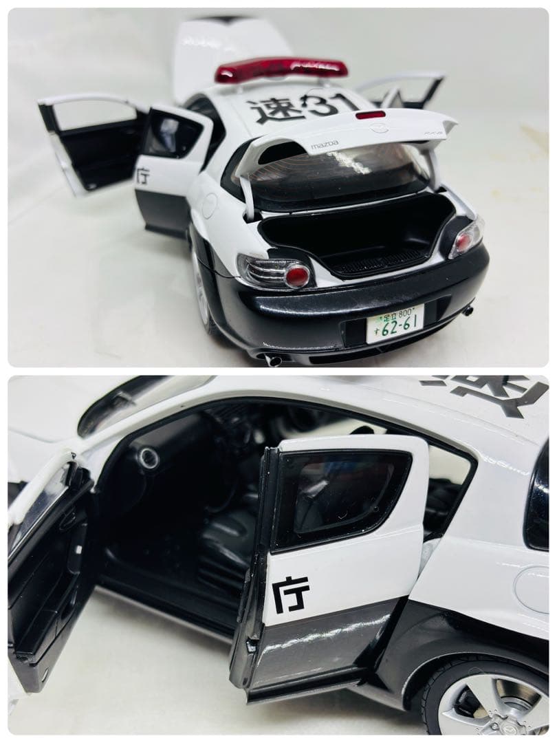 C*e様 1/18 AUTOartオートアート MAZDA RX-8 高速隊パト - メルカリ