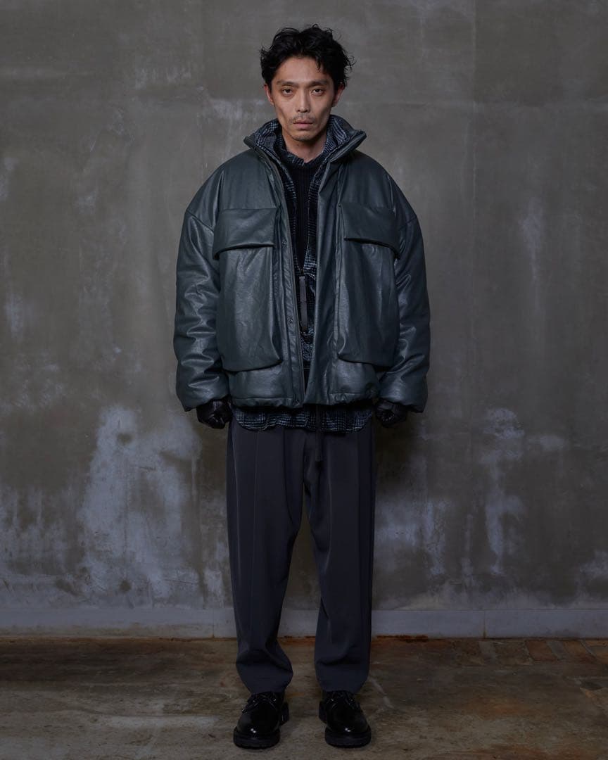 N.HOOLYWOOD COMPILE STAND COLLAR BLOUSON - メルカリ