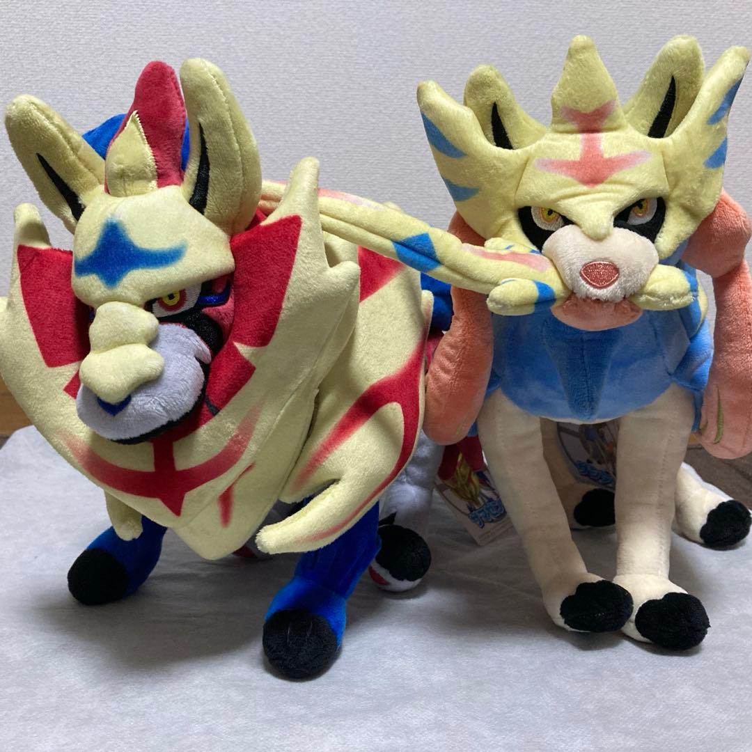 ポケモンセンター ザシアン ザマゼンダ ぬいぐるみ - メルカリ