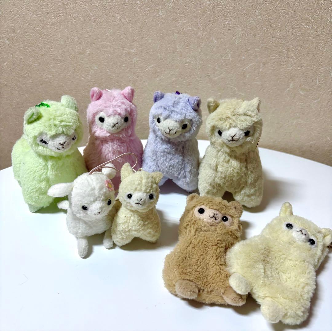 まとめ売り】アルパカさんぬいぐるみ 平成レトロ アルパカっソ