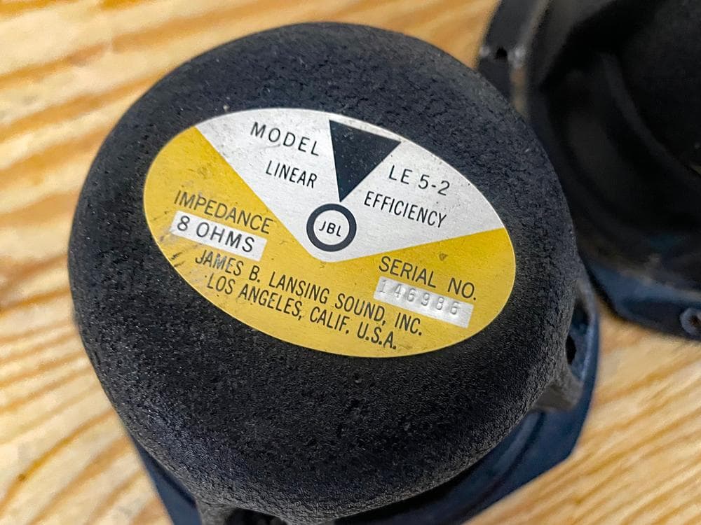 JBL LE 5-2 アルニコ ミッドレンジ スコーカー 8Ω ペア