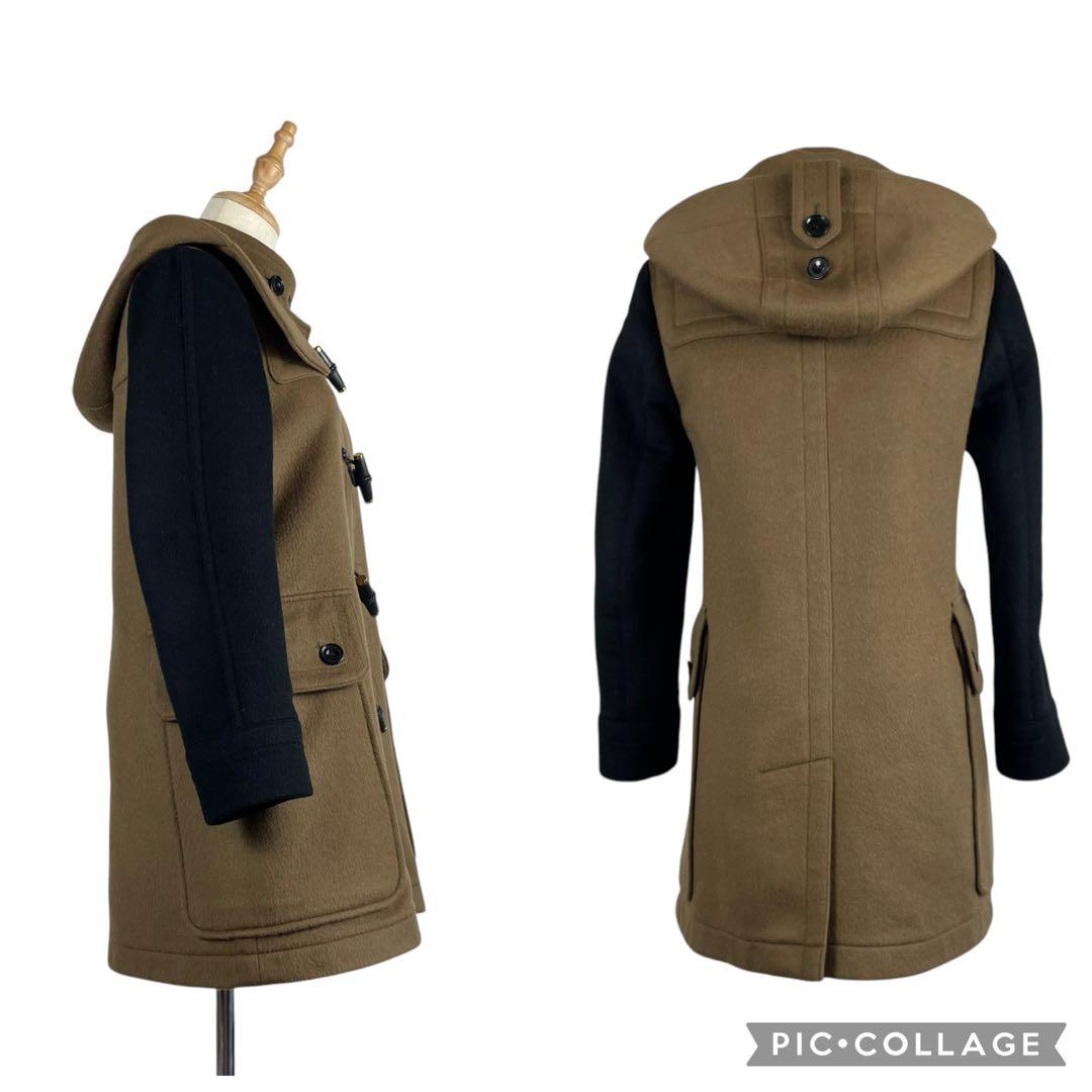 美品】BURBERRY BRIT☆ダッフルコート メガチェック バイカラー - メルカリ