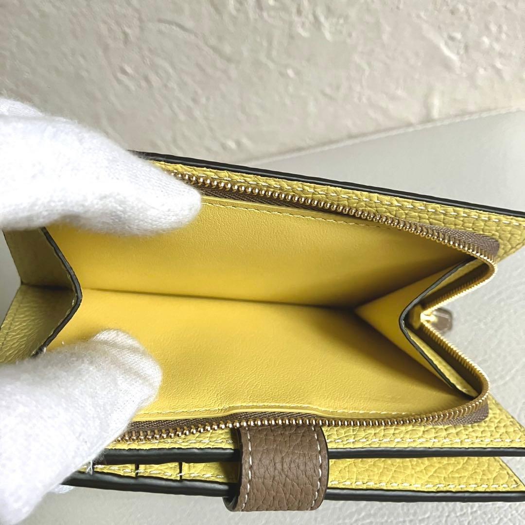 極美品 ボナベンチュラ ベルテッド マルチマルチウォレット グレージュ