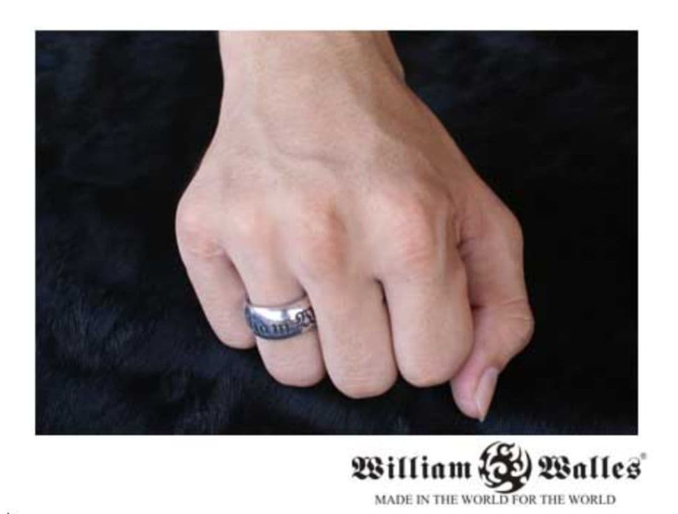 William Walles ウィリアムウォレス ロゴリング シルバー925 - メルカリ