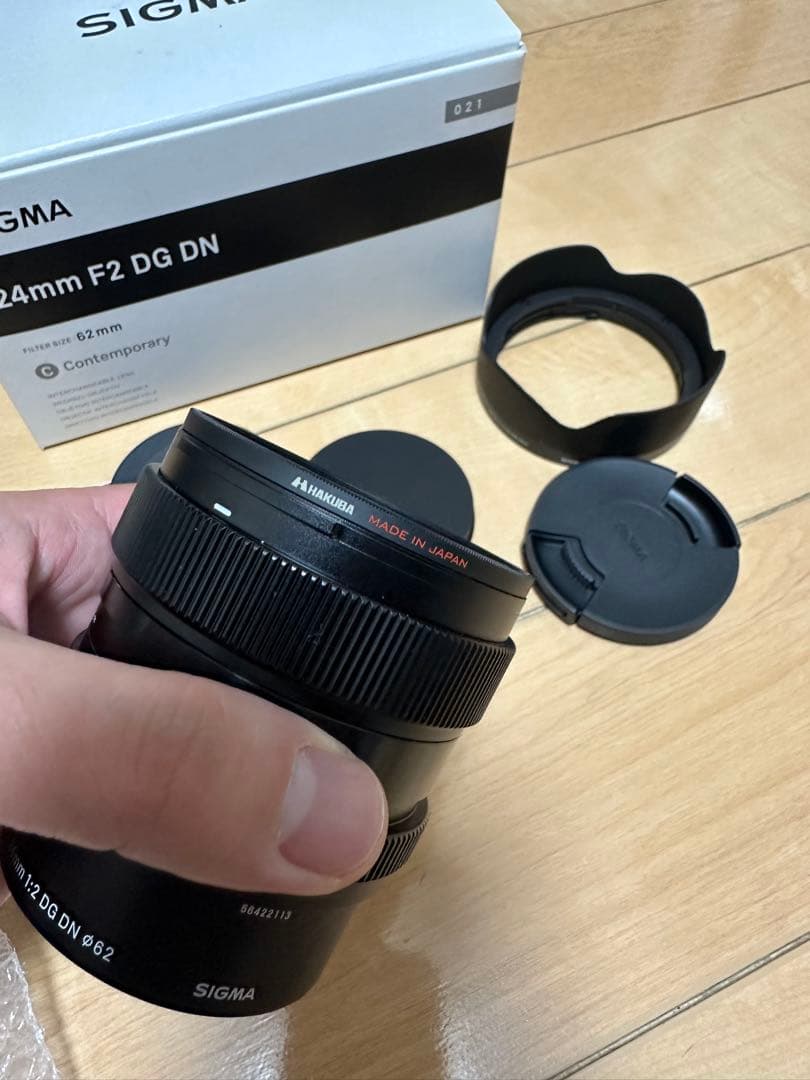 新品同様 SIGMA 24mm F2 DG DN Eマウント