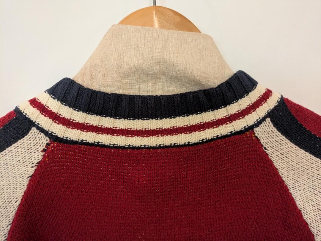 スカジャン風 ニットカーディガン○サイズXXL○（商品番号51204）