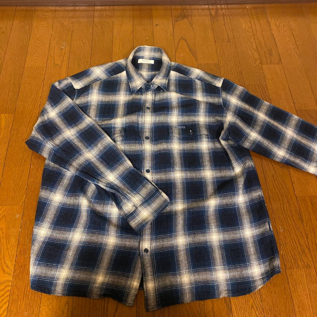 RADIALL ネイビー ホワイトチェック 長袖シャツ 楽天市場】RADIALL ラディアル CHEV - REGULAR COLLARED SHIRT L/S