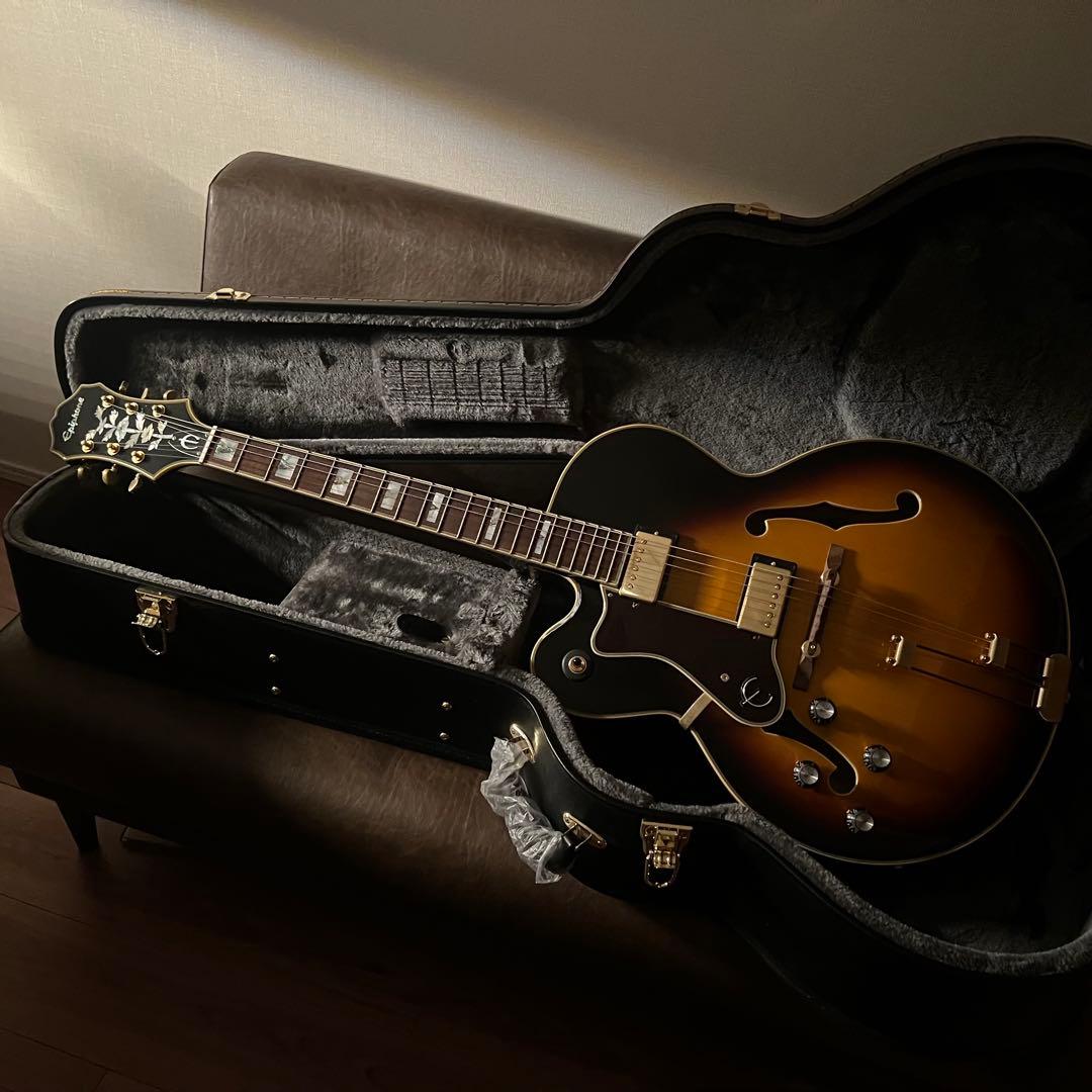 ［ SethLover］EPIPHONE / Broadway レフティ ✓ Epiphone Broadway Left Handed Electric Guitar – Southpaw Guitars