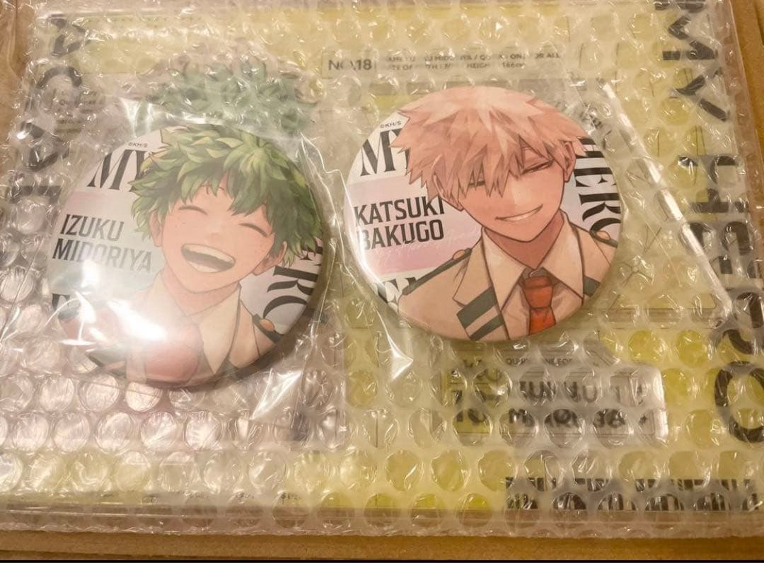 ヒロアカ ジャンプGIGA 2024 SPRING アクリルスタンド＆缶バッジ