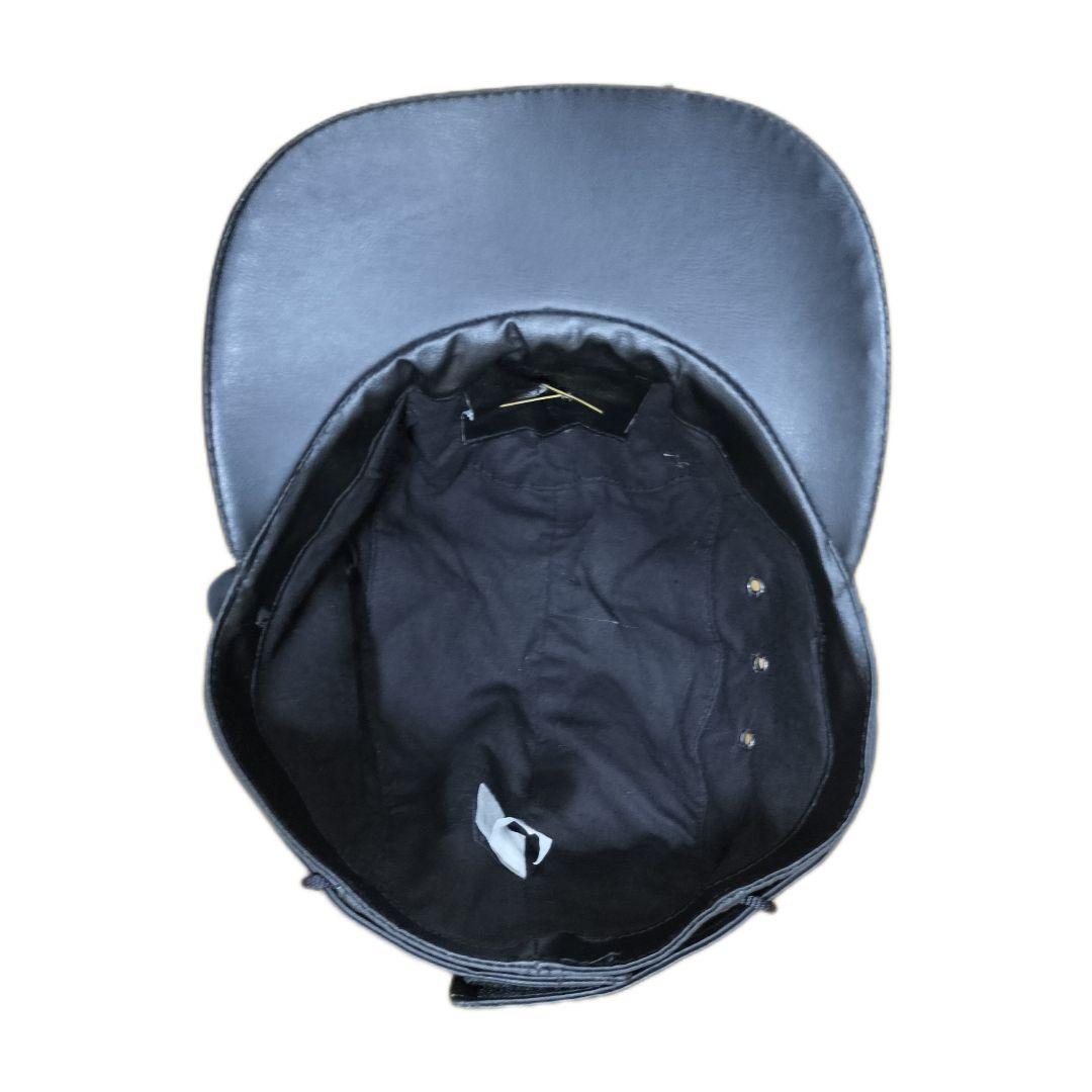 ロシア軍 実物 ロシア内務省 警察 レザー ケピ帽 57cm - メルカリ