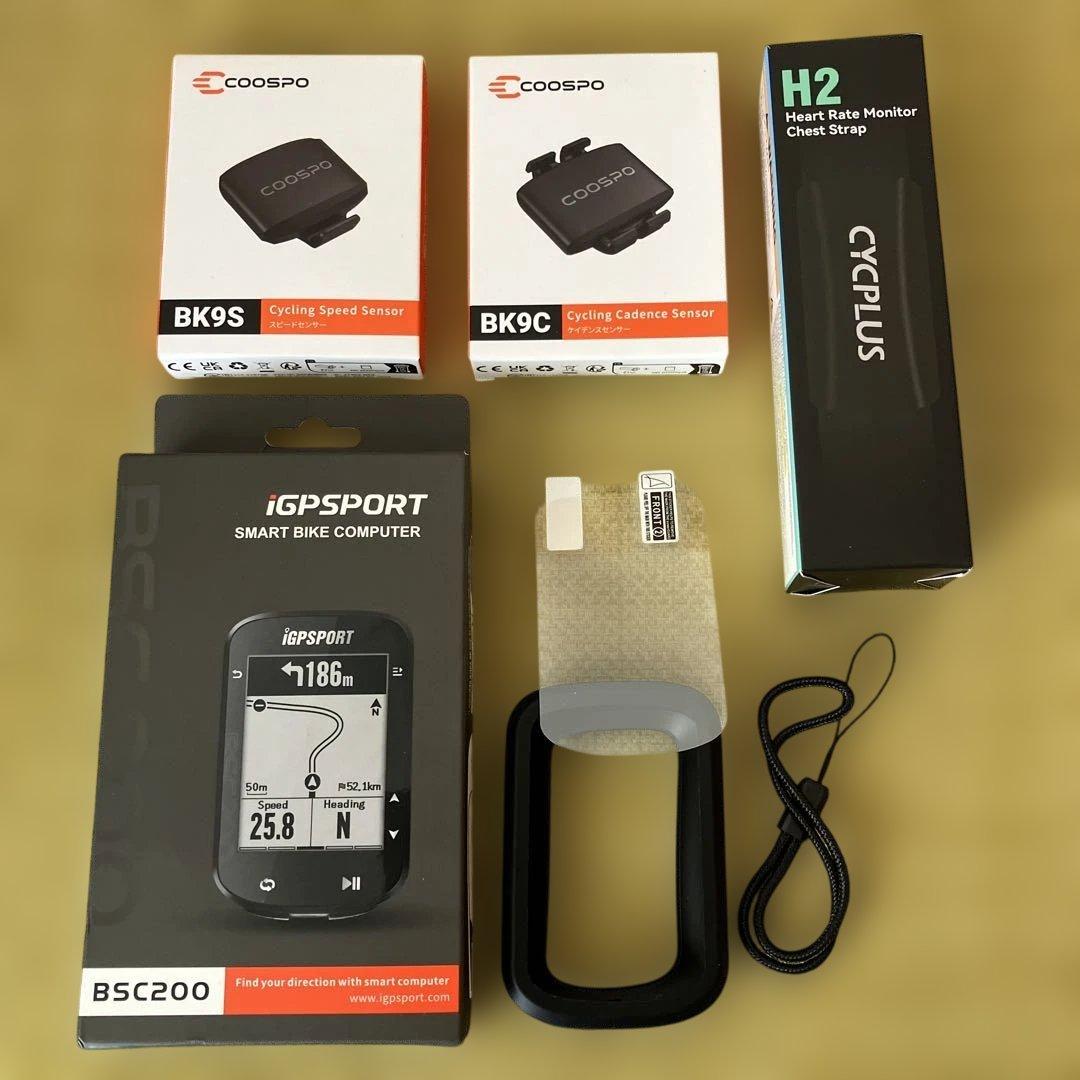 【未開封】iGPSPORT BSC200　＋センサー・ケース・他セット Amazon.co.jp: iGPSPORT BSC200/BSC300向け シリコンケース 保護カバー