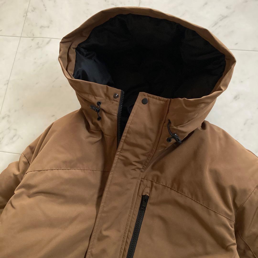 アーバンリサーチサニーレーベル フーディーダウンジャケット ブラウン