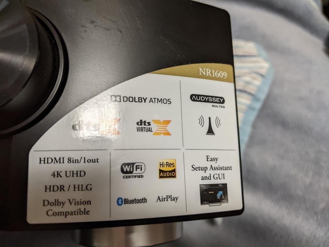 NR1609 AVアンプ 4K UHD対応