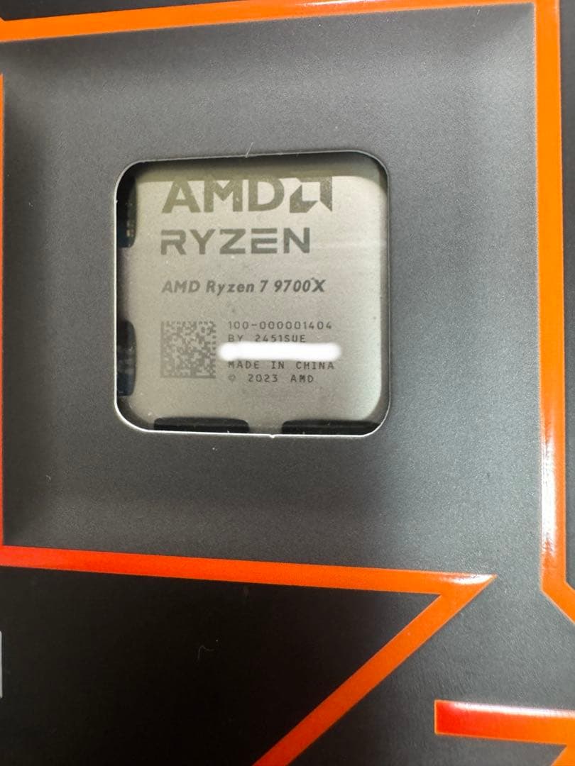 AMD Ryzen 7 9700X 9000シリーズ CPU