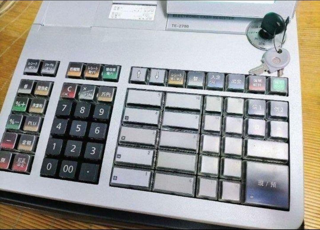 カシオレジスター TE-2700 フル設定込み PC連携 7211172