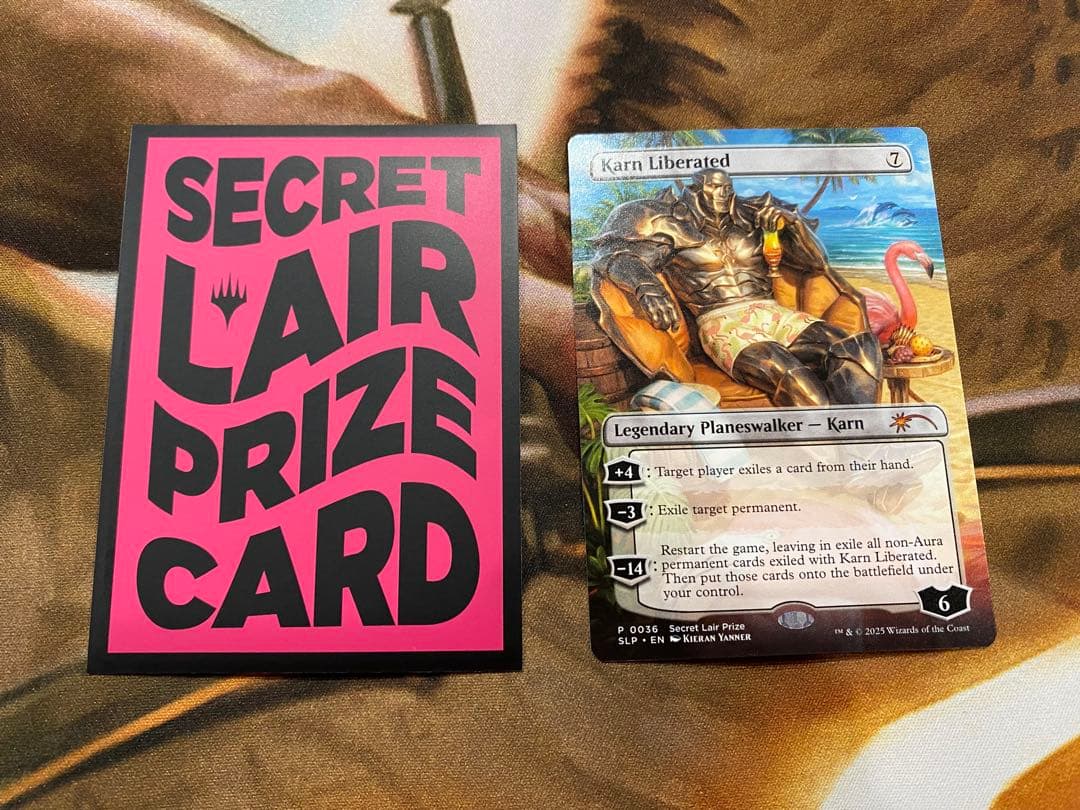 mtg 解放された者、カーン　プロツアー　プロモ 2025年のプロツアーの参加プロモとなる《解放された者、カーン》が公開