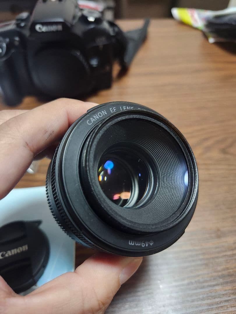 Canon EOS 7 50mm 1.8　バッテリーパック・カタログ付き